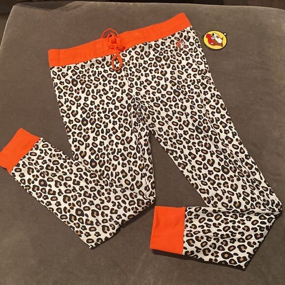 Buc-ee’s Women’s Drawstring Leopard Sleep Pants Size XL NWT - Picture 1 of 8